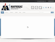 Tablet Screenshot of maprogaz.com